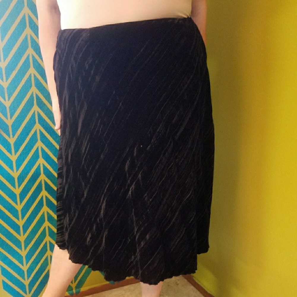 Style & Co Velvet Midi Skirt